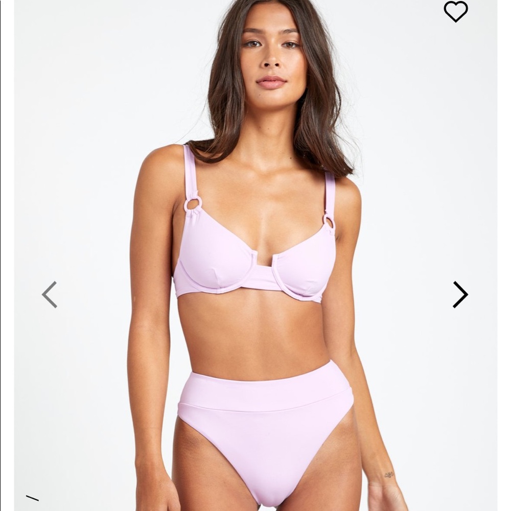 RVCA SOLID UNDERWIRE BIKINI TOP
